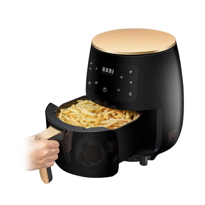 Friteuza cu Aer Cald Dasgut, Fara Ulei, Air Fryer capacitate 6L, Ecran Digital, Functie de Coacere