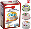 Set 100 piese pentru decorarea prajiturilor Cake Decorating Kit