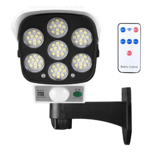 Set 2 proiectoare led Model camera de supraveghere (falsa) cu alimentare solara