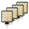 Set 4 proiectoare 16 LED 48W auto OFF-ROAD, IP 67