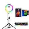 Lampa selfie RGB, diametru 26 cm, inaltime 180 cm