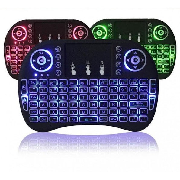 Mini tastatura Wireless, iluminata in 3 culori, Andowl Q-K03